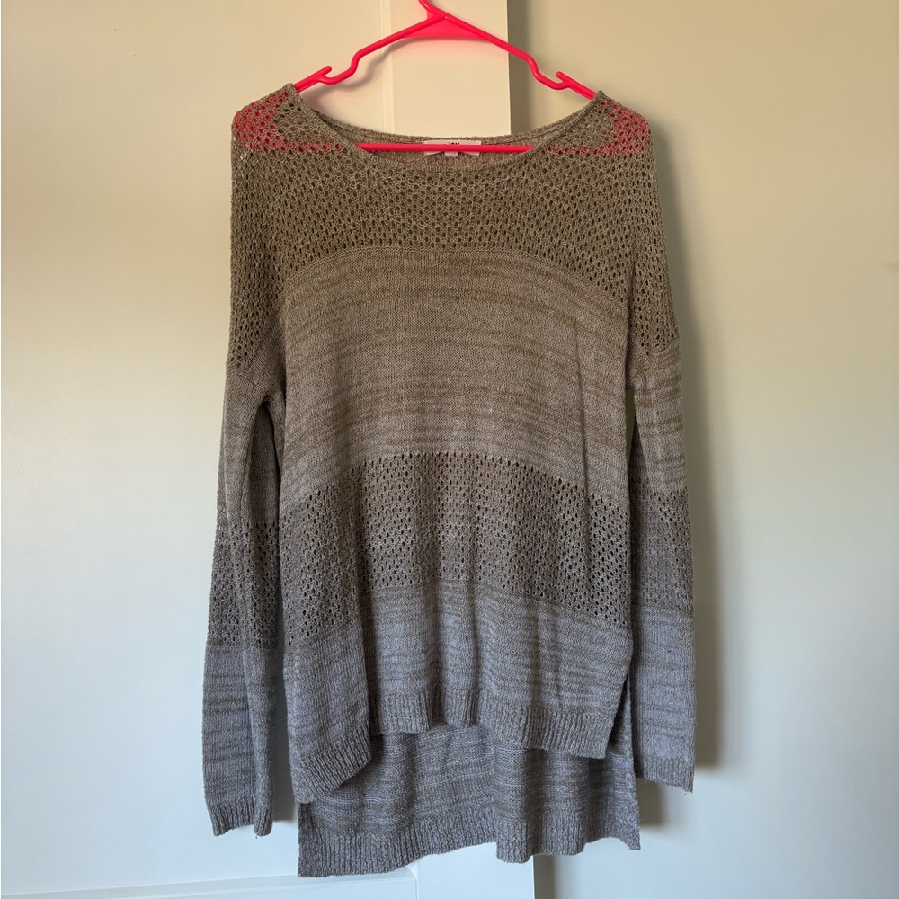 Jack by BB Dakota Gray Crew Neck Sweater
